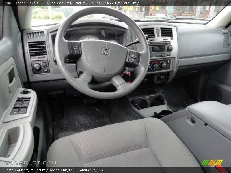 Patriot Blue Pearl / Medium Slate Gray 2006 Dodge Dakota SLT Quad Cab 4x4