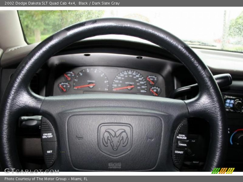Black / Dark Slate Gray 2002 Dodge Dakota SLT Quad Cab 4x4