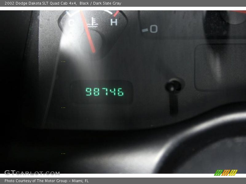 Black / Dark Slate Gray 2002 Dodge Dakota SLT Quad Cab 4x4