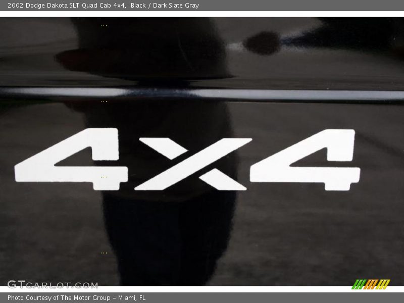 Black / Dark Slate Gray 2002 Dodge Dakota SLT Quad Cab 4x4