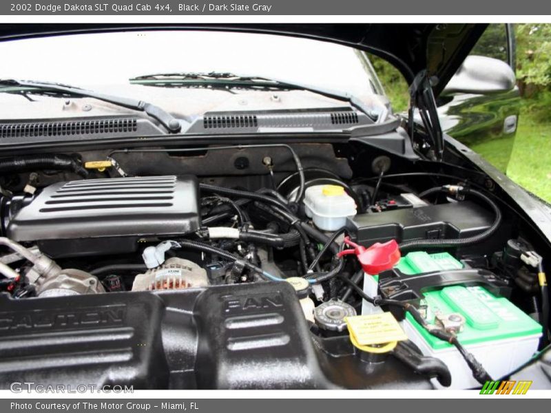Black / Dark Slate Gray 2002 Dodge Dakota SLT Quad Cab 4x4