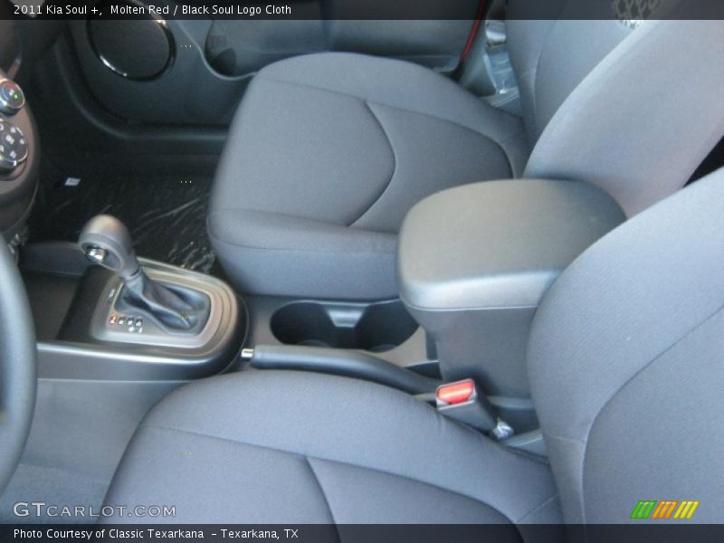 Molten Red / Black Soul Logo Cloth 2011 Kia Soul +