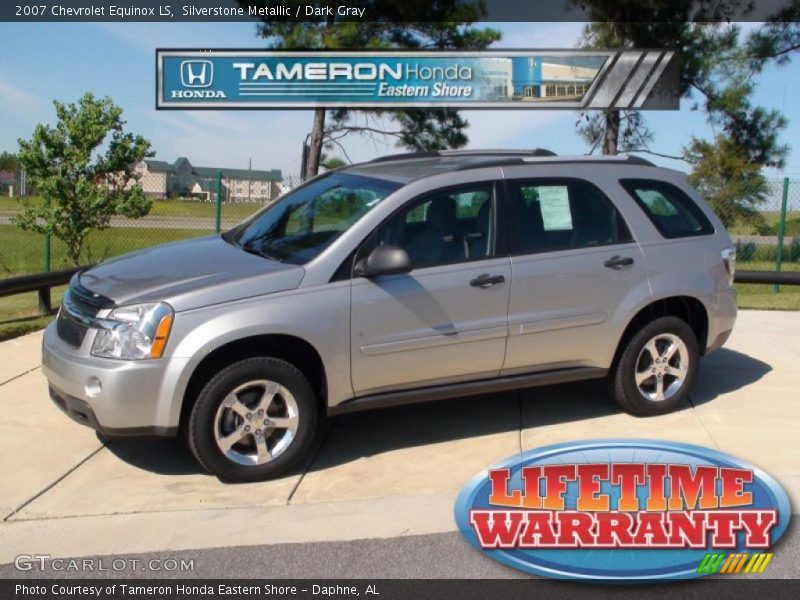 Silverstone Metallic / Dark Gray 2007 Chevrolet Equinox LS