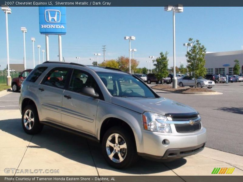 Silverstone Metallic / Dark Gray 2007 Chevrolet Equinox LS