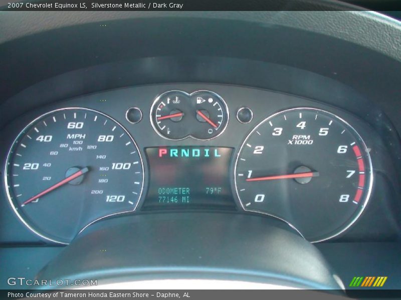 Silverstone Metallic / Dark Gray 2007 Chevrolet Equinox LS