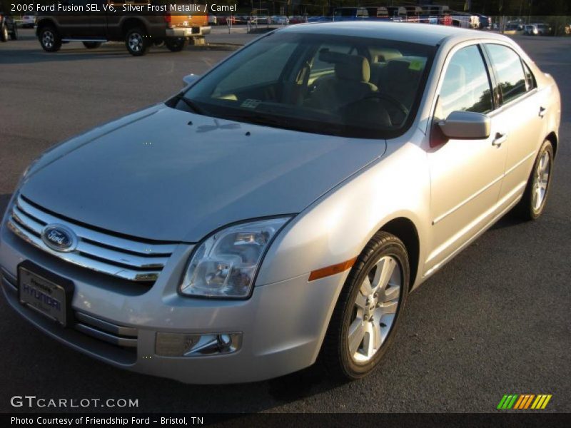 Silver Frost Metallic / Camel 2006 Ford Fusion SEL V6