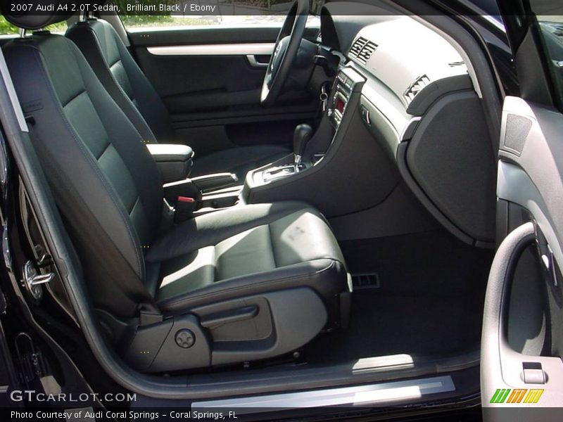 Brilliant Black / Ebony 2007 Audi A4 2.0T Sedan