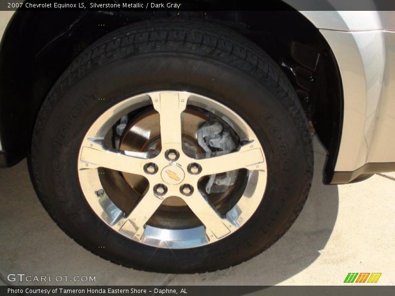 Silverstone Metallic / Dark Gray 2007 Chevrolet Equinox LS