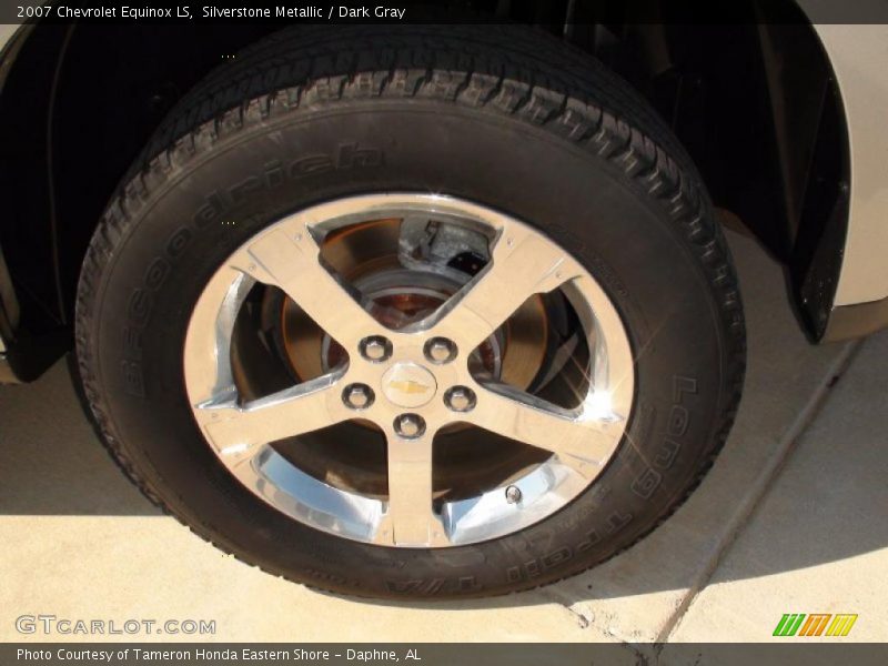 Silverstone Metallic / Dark Gray 2007 Chevrolet Equinox LS