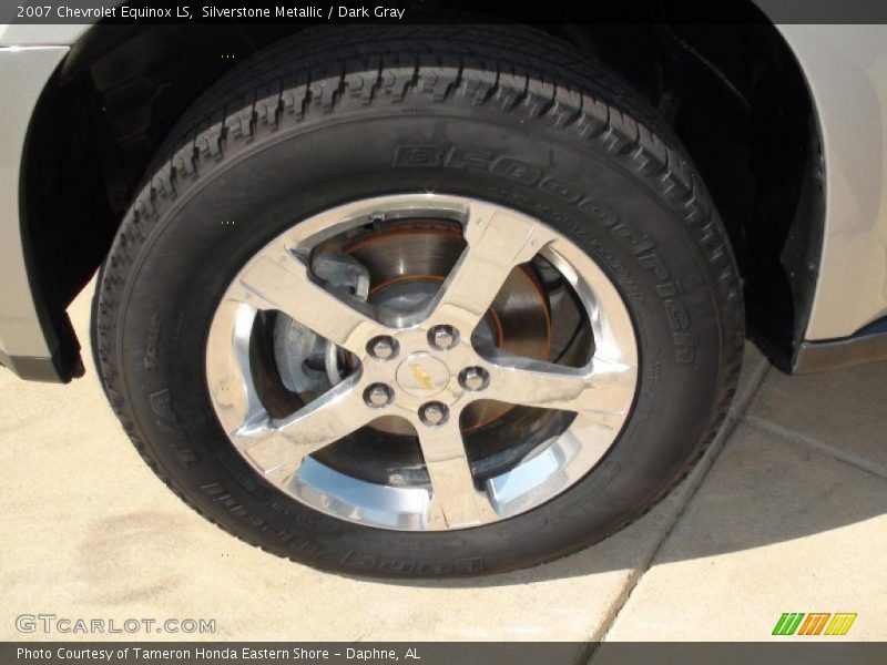 Silverstone Metallic / Dark Gray 2007 Chevrolet Equinox LS