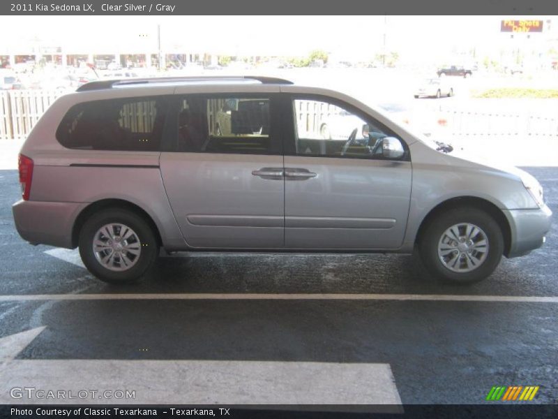 Clear Silver / Gray 2011 Kia Sedona LX