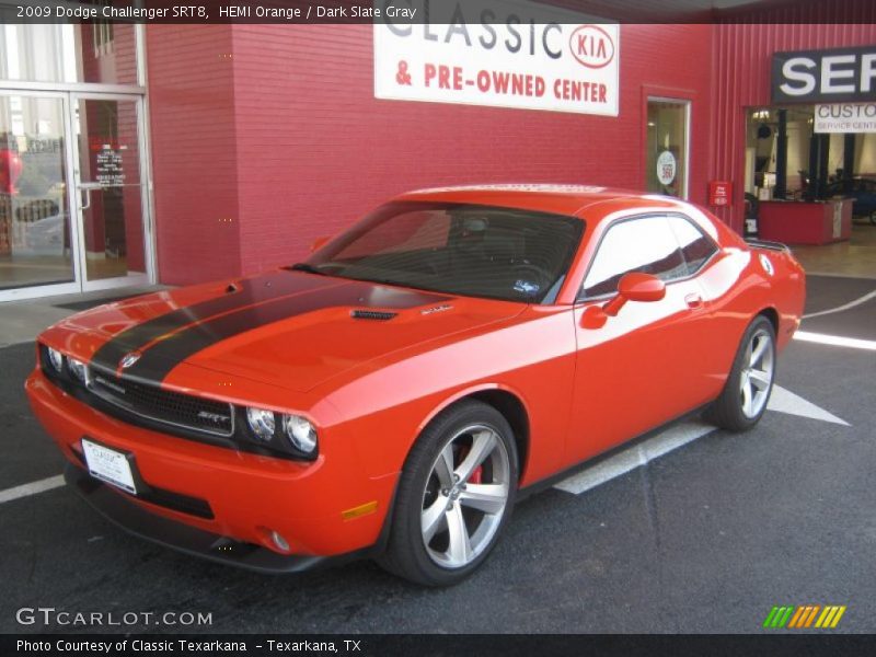 HEMI Orange / Dark Slate Gray 2009 Dodge Challenger SRT8