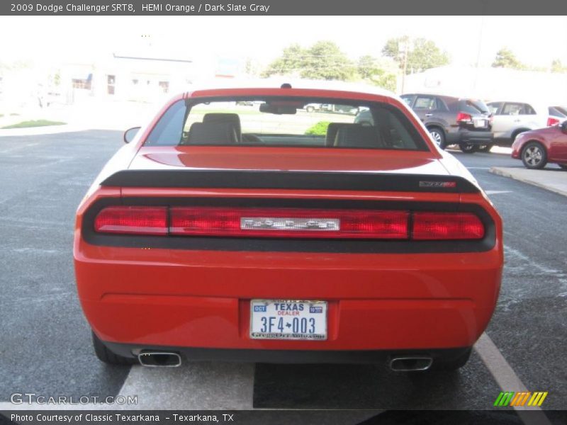 HEMI Orange / Dark Slate Gray 2009 Dodge Challenger SRT8