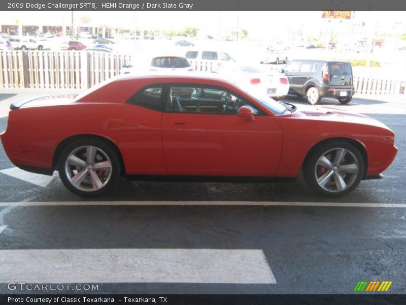 HEMI Orange / Dark Slate Gray 2009 Dodge Challenger SRT8