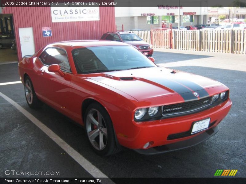 HEMI Orange / Dark Slate Gray 2009 Dodge Challenger SRT8