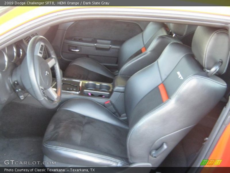 HEMI Orange / Dark Slate Gray 2009 Dodge Challenger SRT8