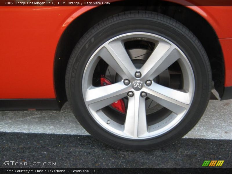 HEMI Orange / Dark Slate Gray 2009 Dodge Challenger SRT8