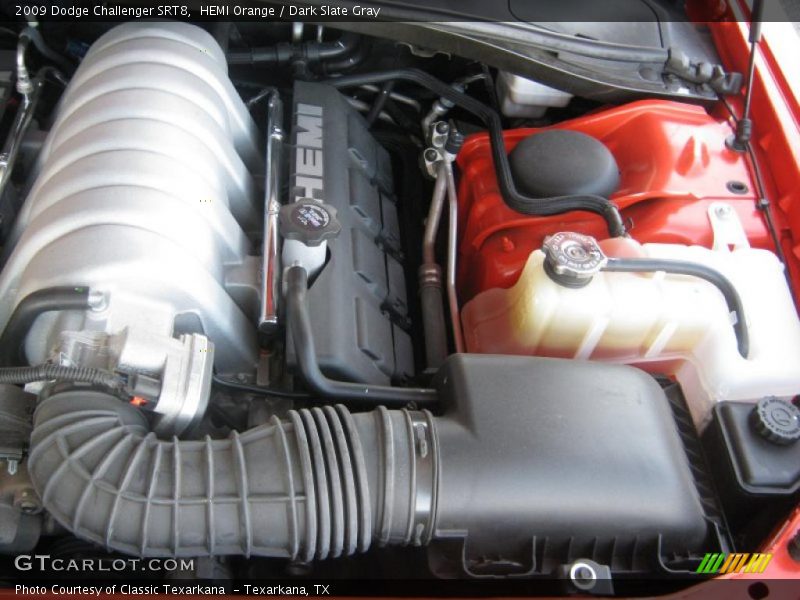 HEMI Orange / Dark Slate Gray 2009 Dodge Challenger SRT8