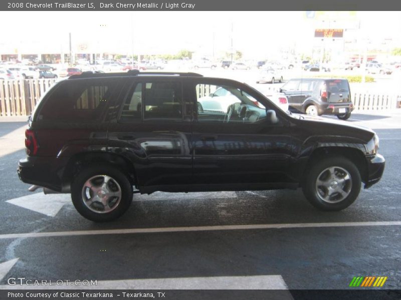 Dark Cherry Metallic / Light Gray 2008 Chevrolet TrailBlazer LS