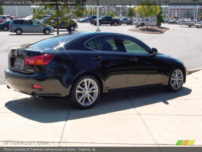 Black Sapphire Pearl / Black 2007 Lexus IS 250