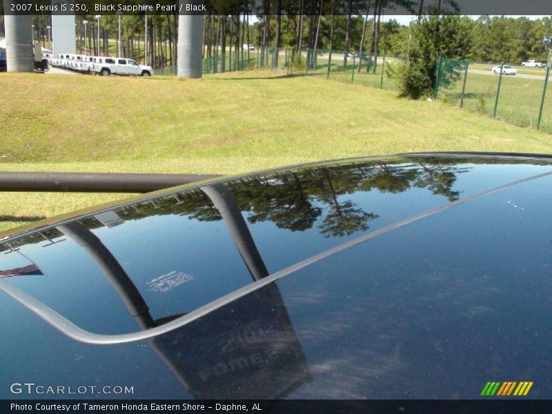Black Sapphire Pearl / Black 2007 Lexus IS 250