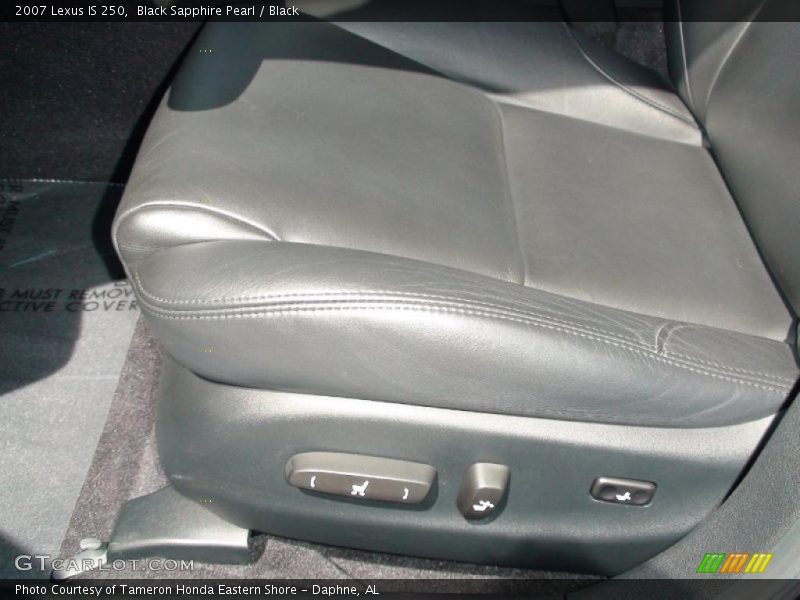 Black Sapphire Pearl / Black 2007 Lexus IS 250