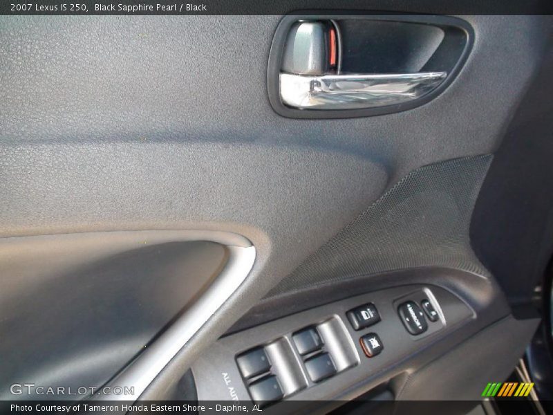 Black Sapphire Pearl / Black 2007 Lexus IS 250