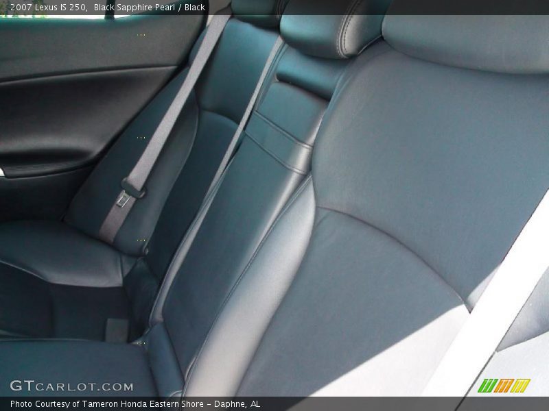 Black Sapphire Pearl / Black 2007 Lexus IS 250