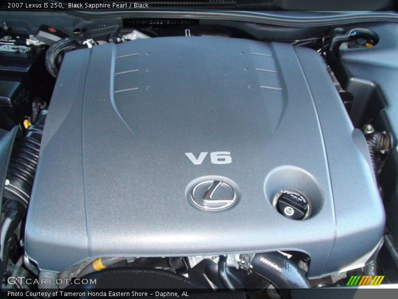 Black Sapphire Pearl / Black 2007 Lexus IS 250