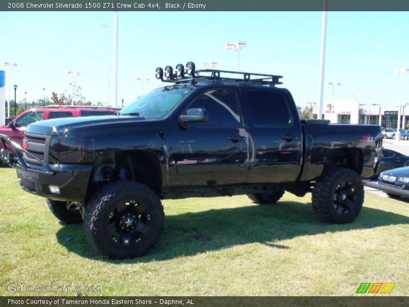 Black / Ebony 2008 Chevrolet Silverado 1500 Z71 Crew Cab 4x4