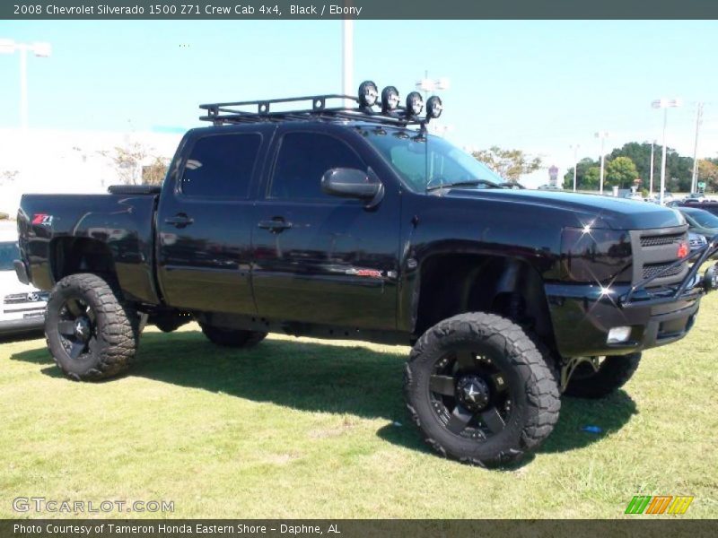 Black / Ebony 2008 Chevrolet Silverado 1500 Z71 Crew Cab 4x4