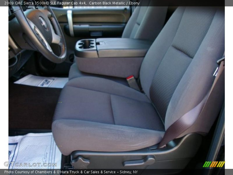 Carbon Black Metallic / Ebony 2009 GMC Sierra 3500HD SLE Regular Cab 4x4