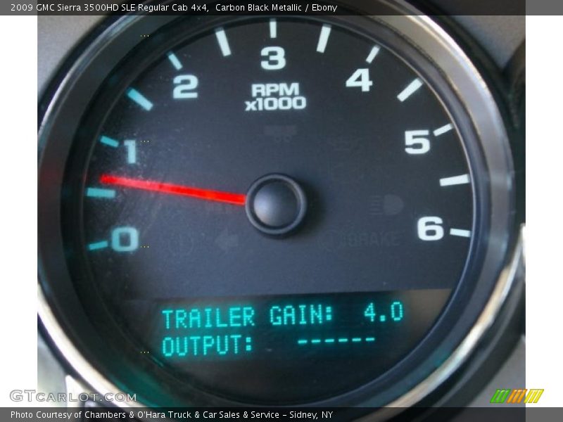 Carbon Black Metallic / Ebony 2009 GMC Sierra 3500HD SLE Regular Cab 4x4