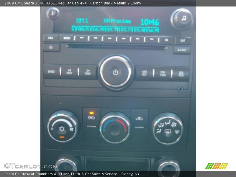 Carbon Black Metallic / Ebony 2009 GMC Sierra 3500HD SLE Regular Cab 4x4