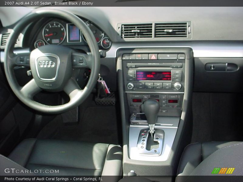 Brilliant Black / Ebony 2007 Audi A4 2.0T Sedan