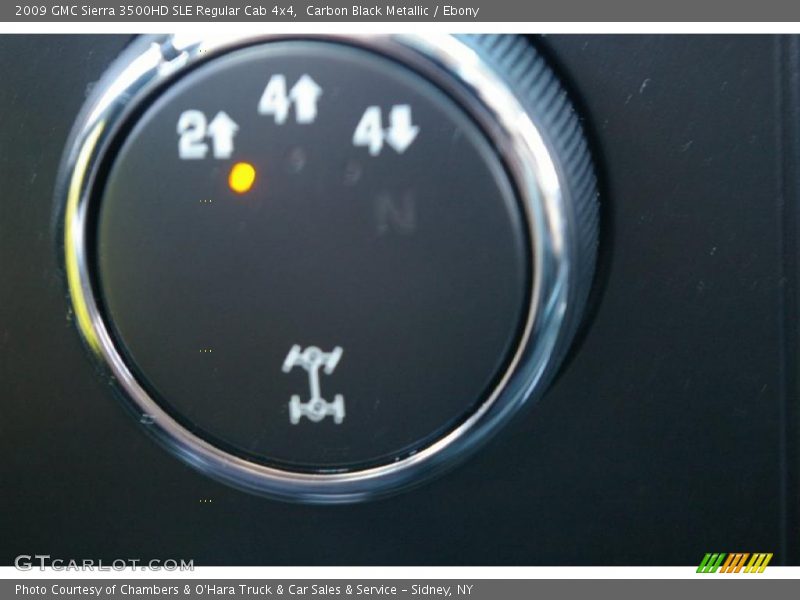 Carbon Black Metallic / Ebony 2009 GMC Sierra 3500HD SLE Regular Cab 4x4