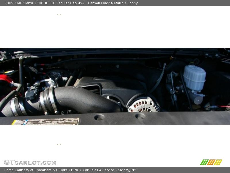 Carbon Black Metallic / Ebony 2009 GMC Sierra 3500HD SLE Regular Cab 4x4