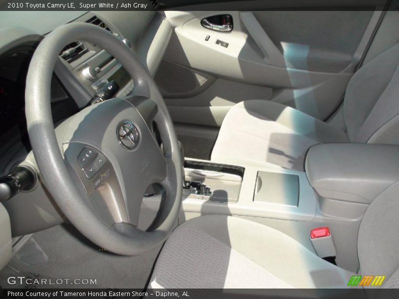 Super White / Ash Gray 2010 Toyota Camry LE