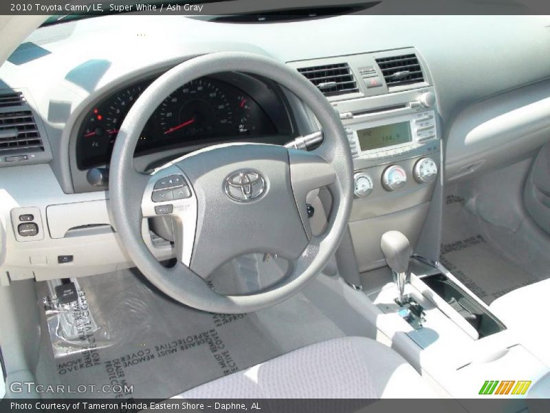 Super White / Ash Gray 2010 Toyota Camry LE