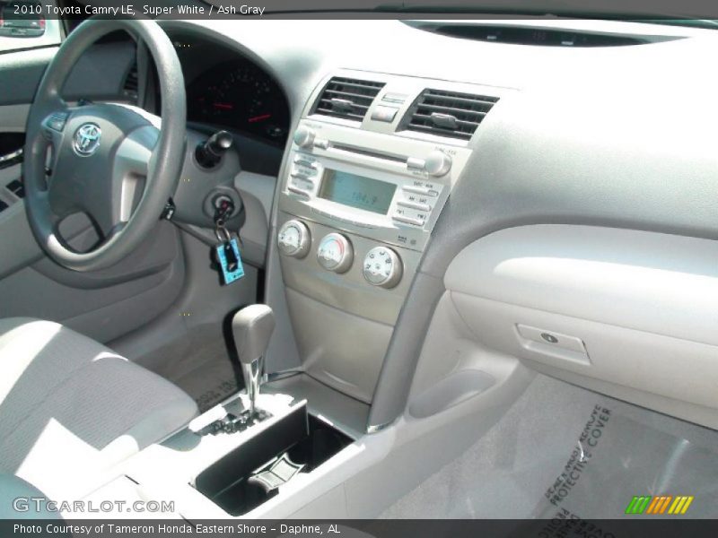 Super White / Ash Gray 2010 Toyota Camry LE