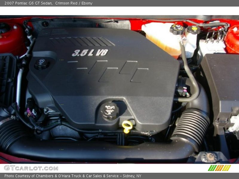 Crimson Red / Ebony 2007 Pontiac G6 GT Sedan