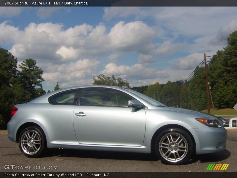 Azure Blue Pearl / Dark Charcoal 2007 Scion tC