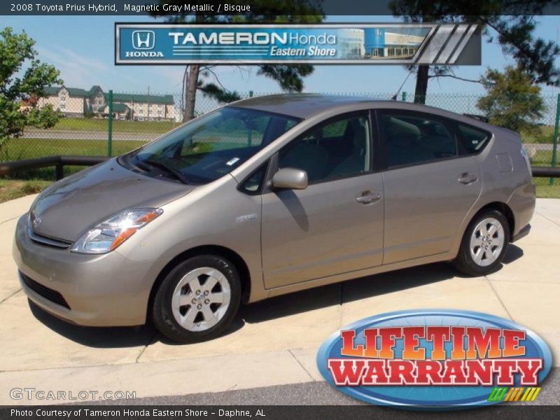 Magnetic Gray Metallic / Bisque 2008 Toyota Prius Hybrid