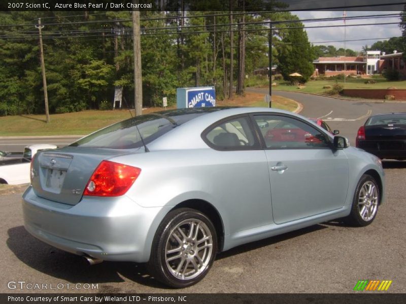 Azure Blue Pearl / Dark Charcoal 2007 Scion tC