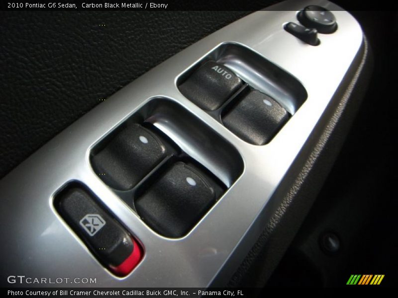 Carbon Black Metallic / Ebony 2010 Pontiac G6 Sedan