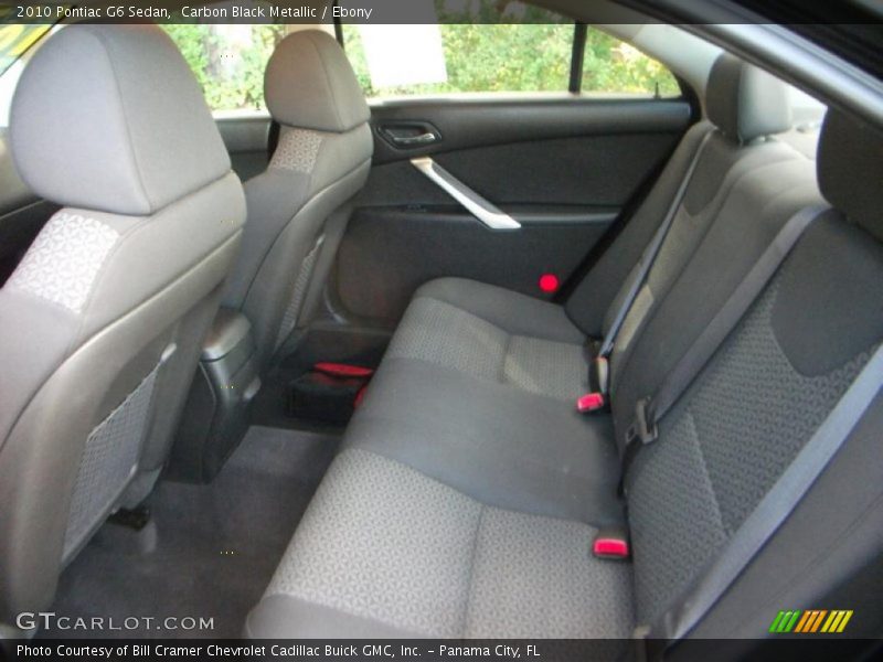Carbon Black Metallic / Ebony 2010 Pontiac G6 Sedan