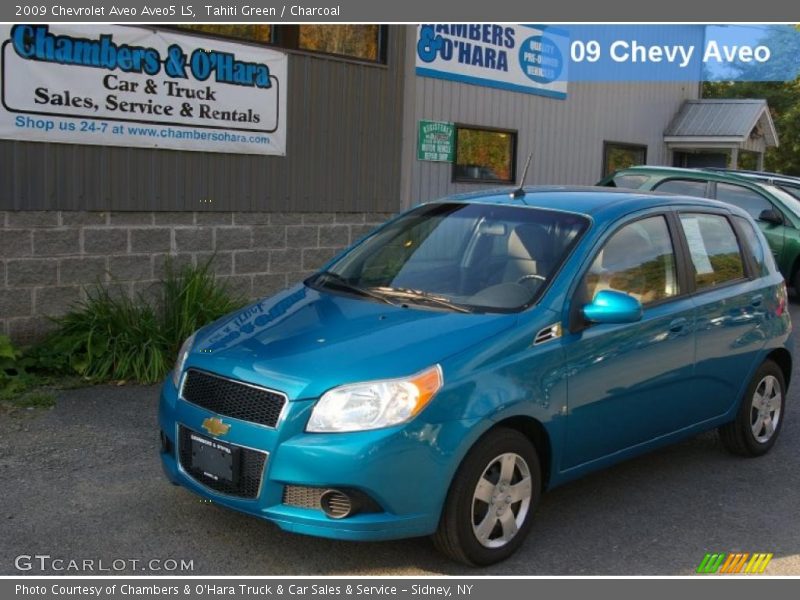 Tahiti Green / Charcoal 2009 Chevrolet Aveo Aveo5 LS
