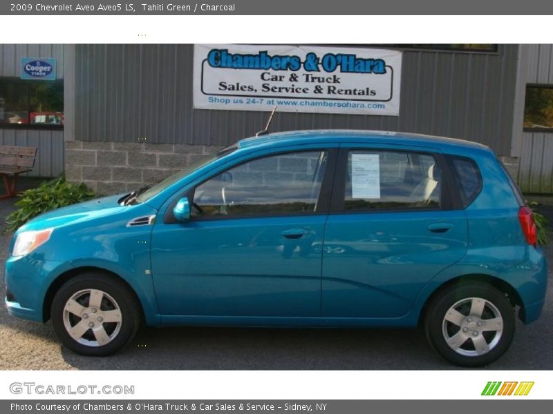 Tahiti Green / Charcoal 2009 Chevrolet Aveo Aveo5 LS