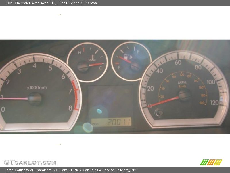 Tahiti Green / Charcoal 2009 Chevrolet Aveo Aveo5 LS