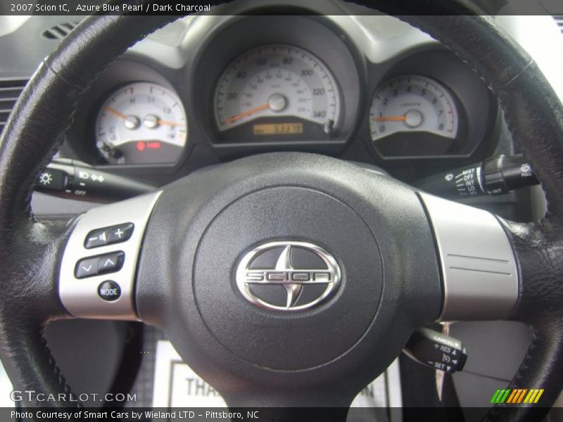 Azure Blue Pearl / Dark Charcoal 2007 Scion tC